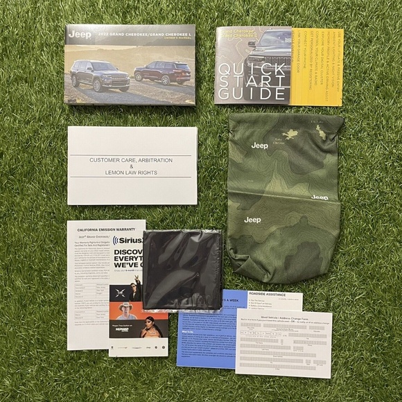 2022 Jeep Grand Cherokee, Grand Cherokee L Owners Manual, 5.7L 3.6L 2.0L - Picture 1 of 12